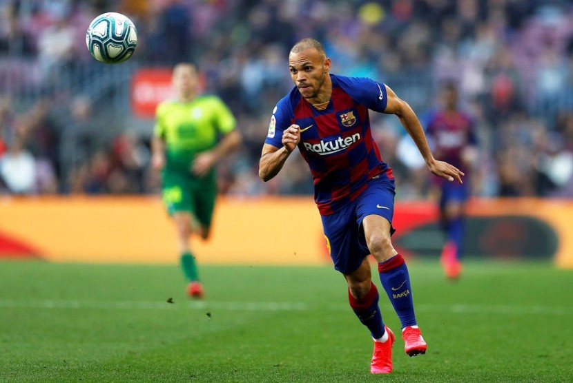 Martin Braithwaite menjadi pesepak bola terkaya di Barcelona (foto: republika.co.id).